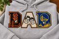 Custom DAD Embroidered Sweatshirt